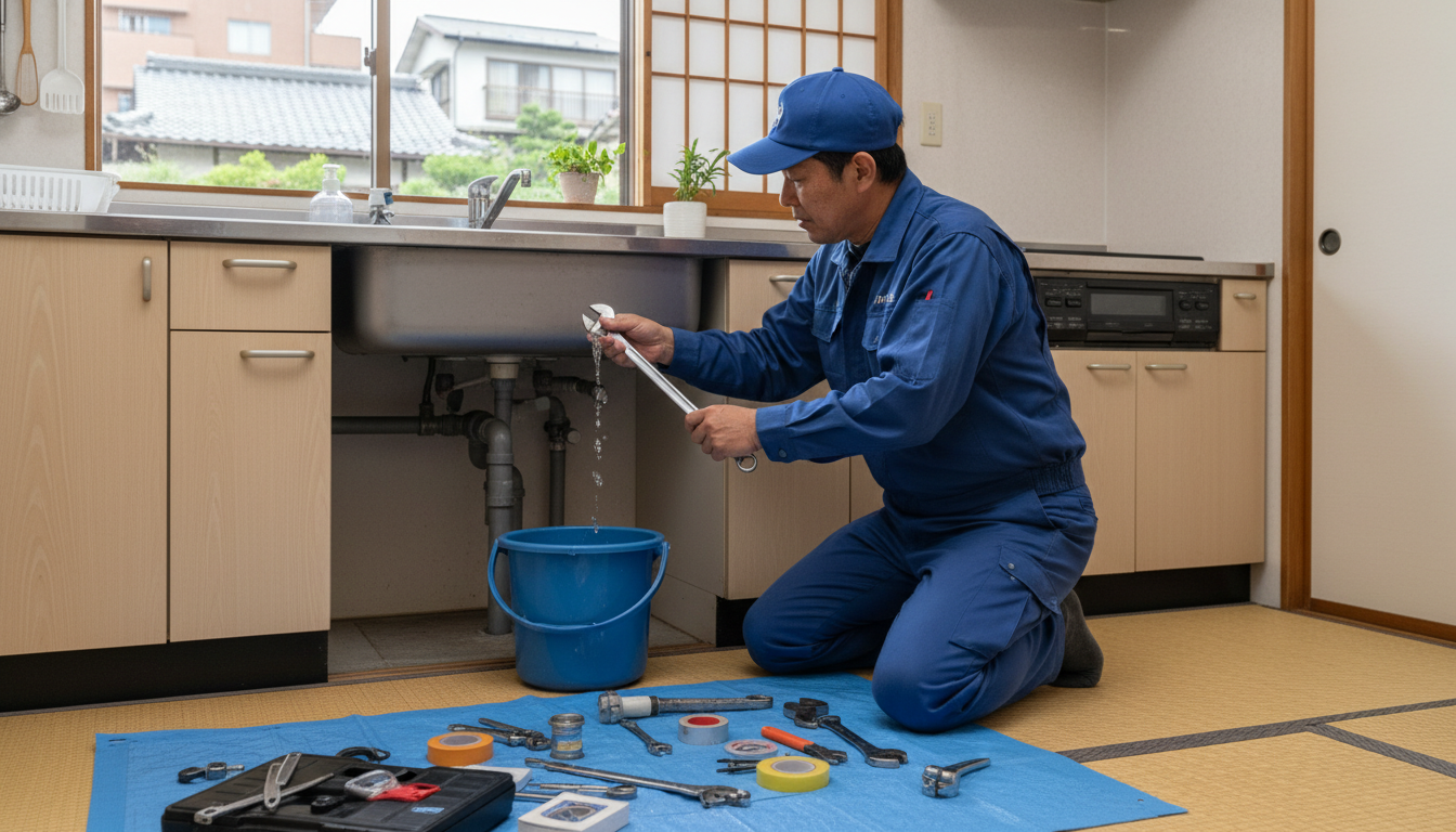 笠岡市の住宅事情とよくある水トラブルに関する画像