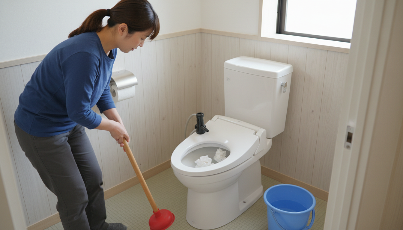 自分でできる応急処置（ラバーカップの使い方など）に関する画像