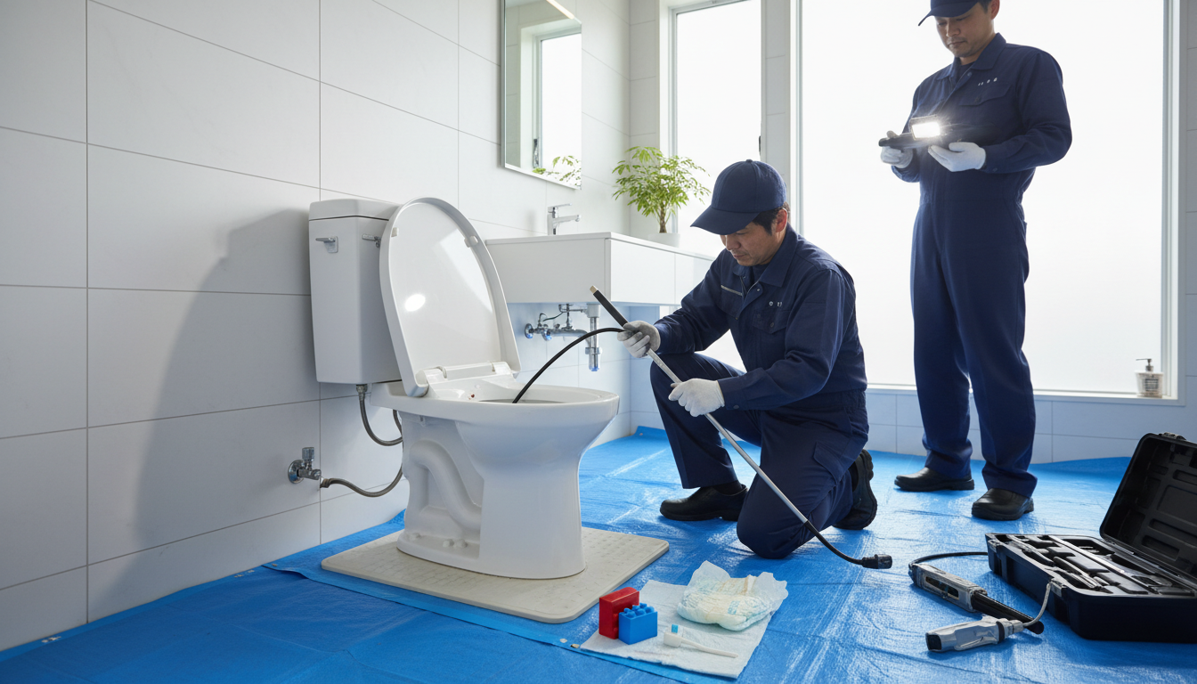 重度なつまり（固形物の落下など）の料金相場に関する画像