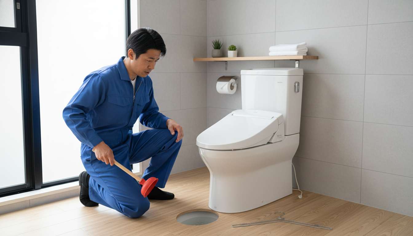 Q. ラバーカップ（スッポン）を使っても直りません。自分でできることはありますか？に関する画像