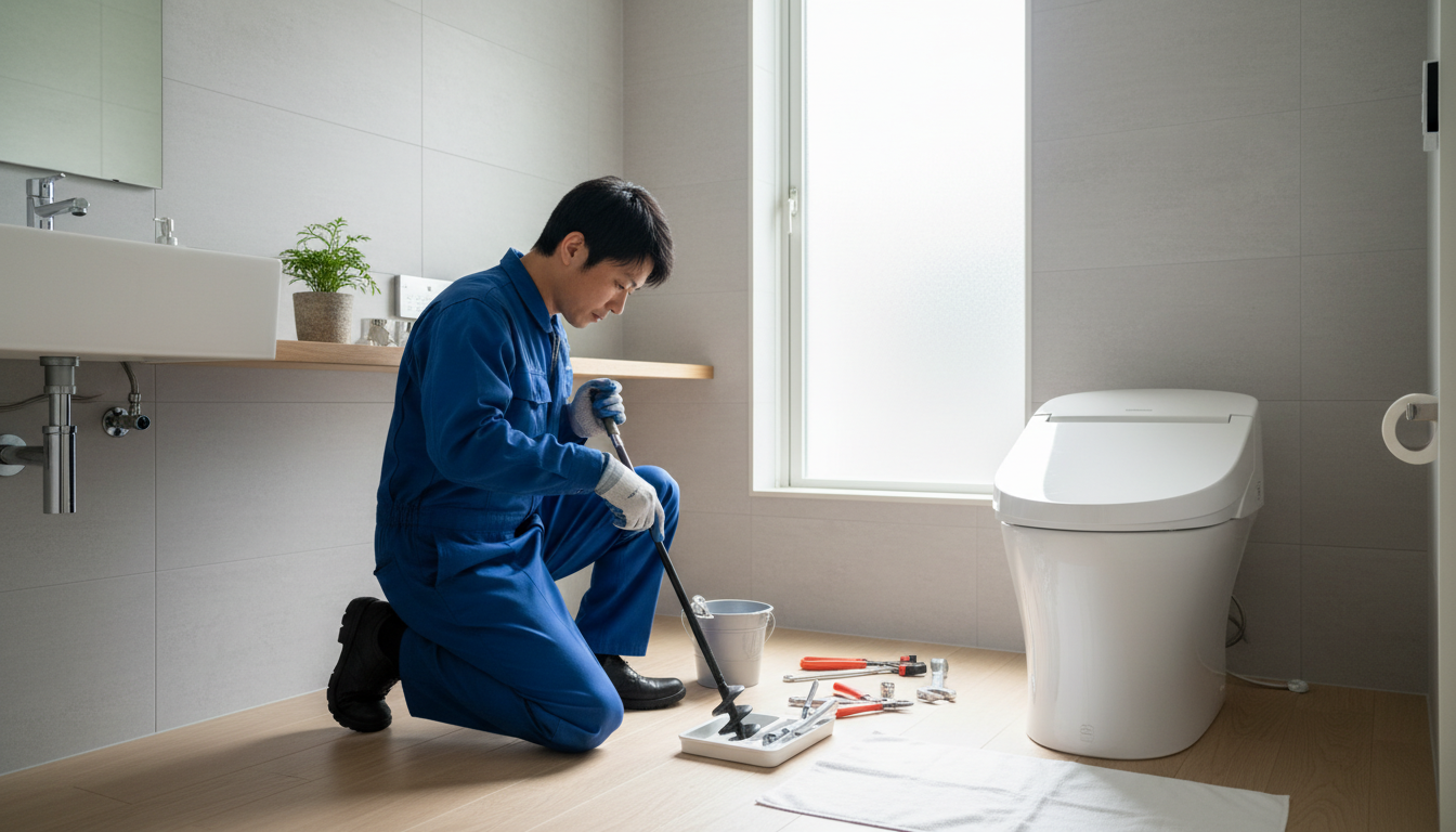 湧別町におけるトイレつまり修理の料金相場に関する画像