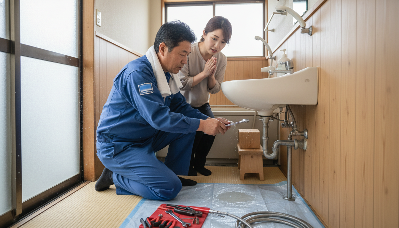 真庭市の住宅事情とよくある水トラブルに関する画像