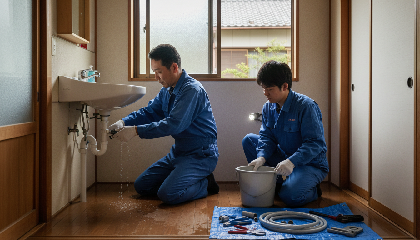 瀬戸内市の住宅事情とよくある水トラブルに関する画像