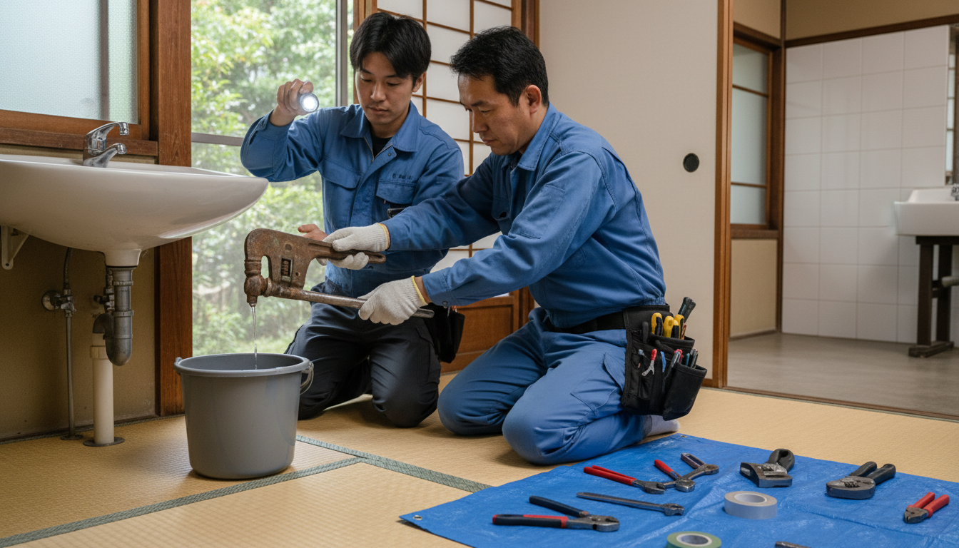 浅口郡 里庄町の住宅事情とよくある水トラブルに関する画像