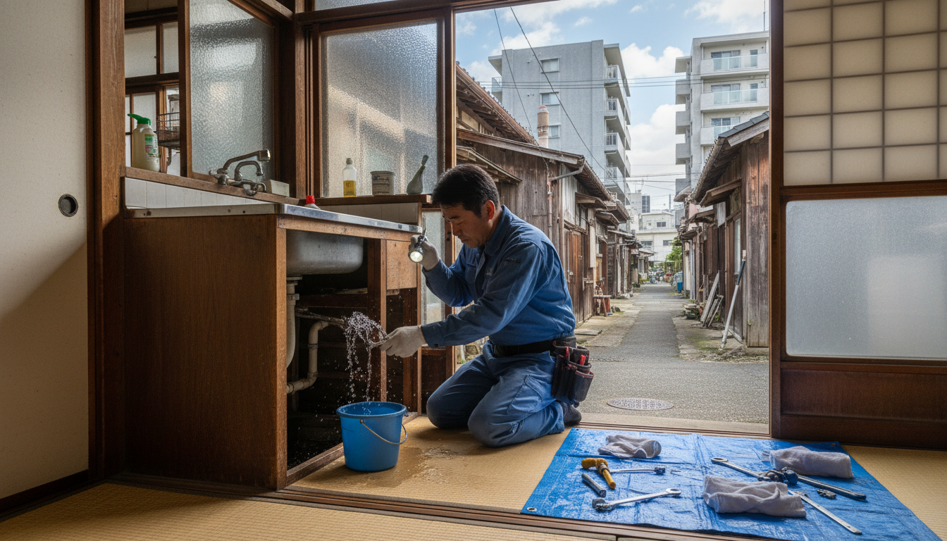 宜野湾市の住宅事情とよくある水トラブルに関する画像