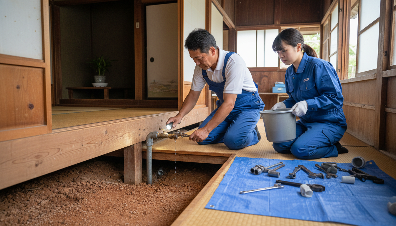 宮古郡 多良間村の住宅事情とよくある水トラブルに関する画像