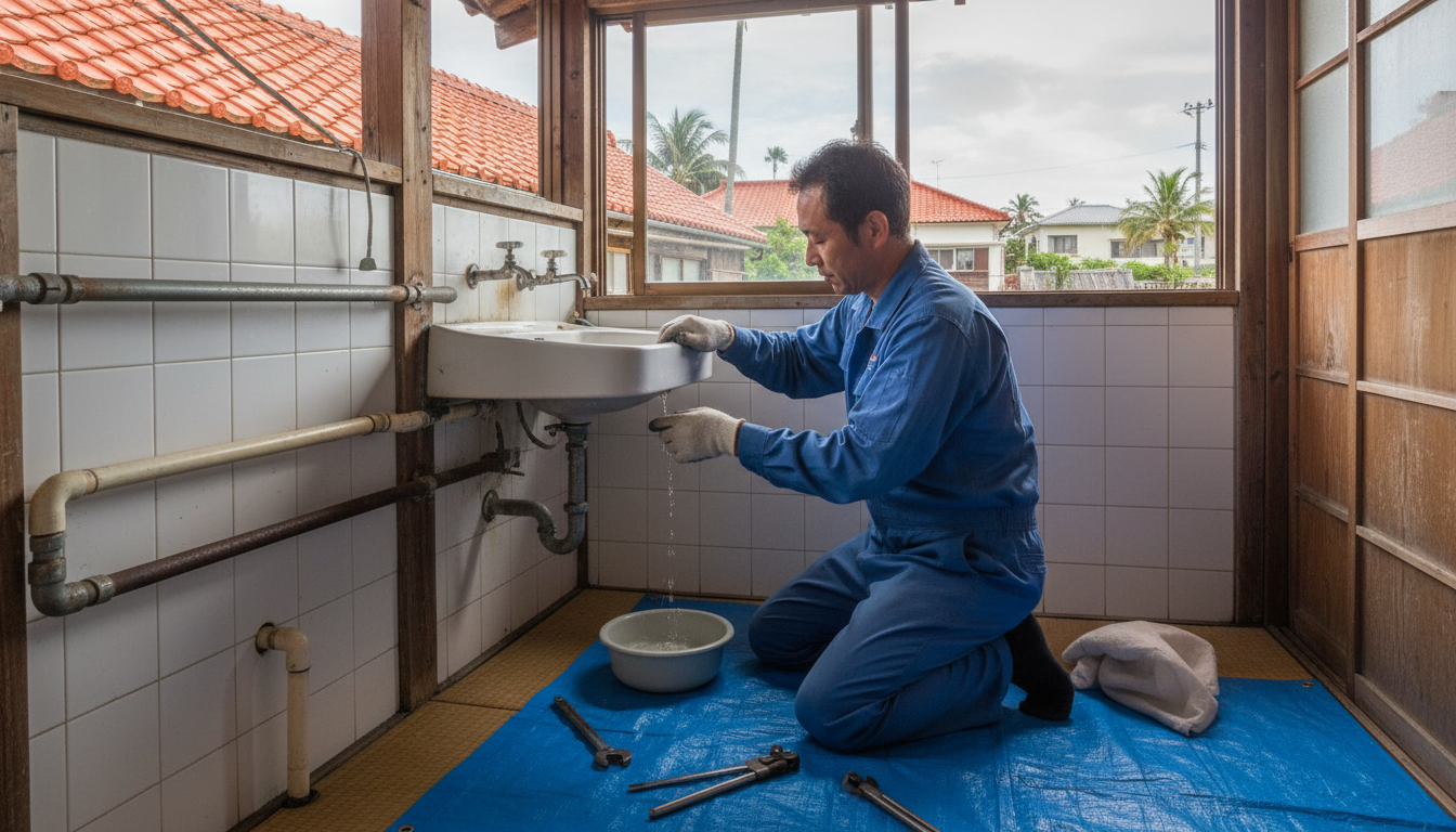 国頭郡 伊江村の住宅事情とよくある水トラブルに関する画像