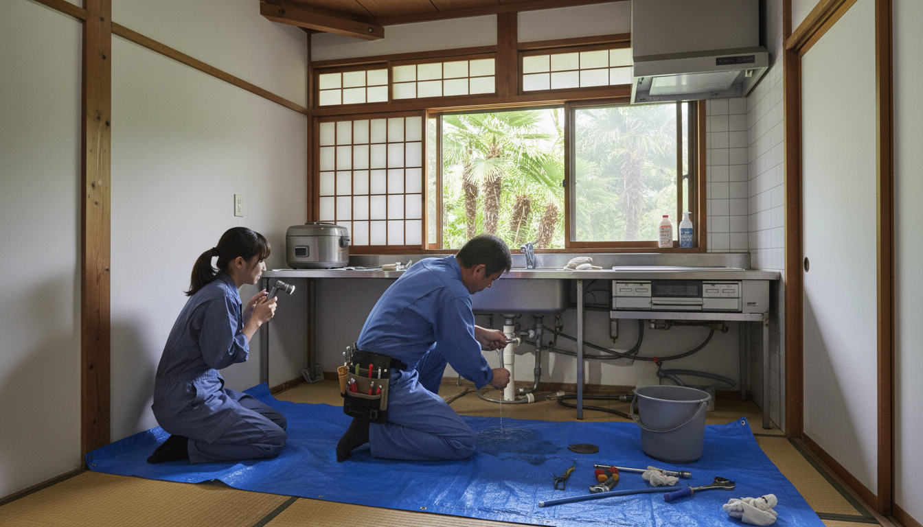 国頭郡 宜野座村の住宅事情とよくある水トラブルに関する画像