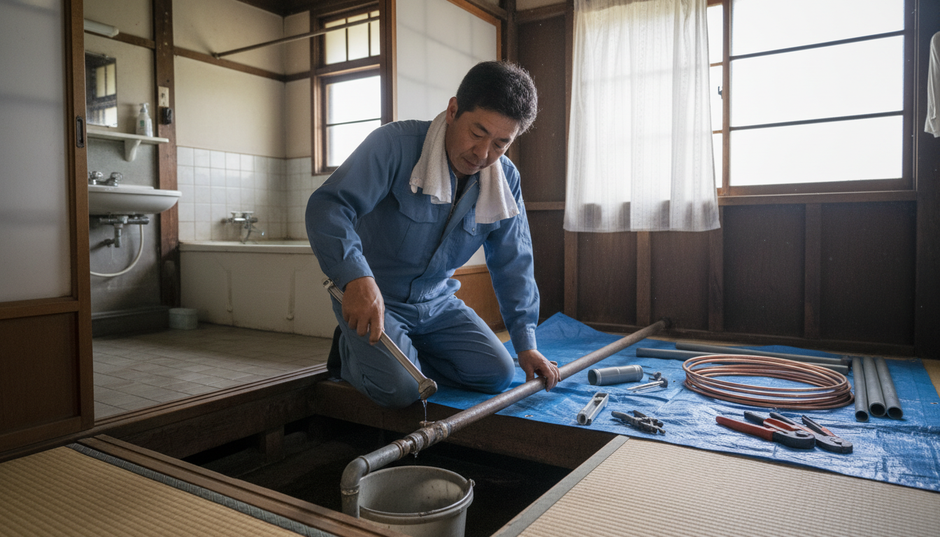 国頭郡 今帰仁村の住宅事情とよくある水トラブルに関する画像