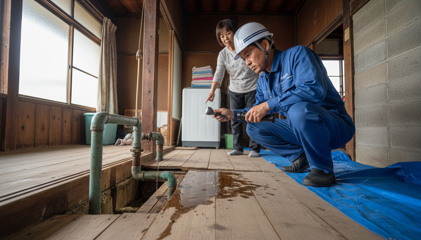 糸満市の住宅事情とよくある水トラブルに関する画像