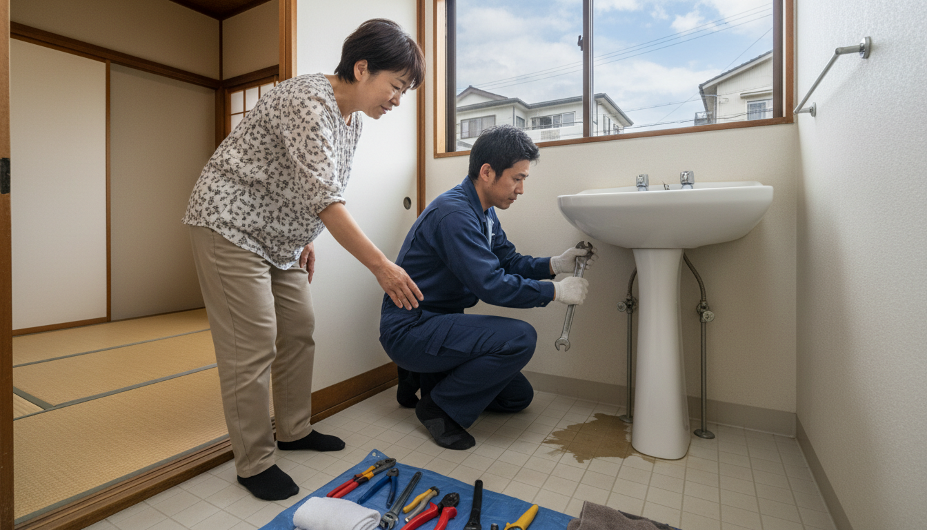 中頭郡 嘉手納町の住宅事情とよくある水トラブルに関する画像