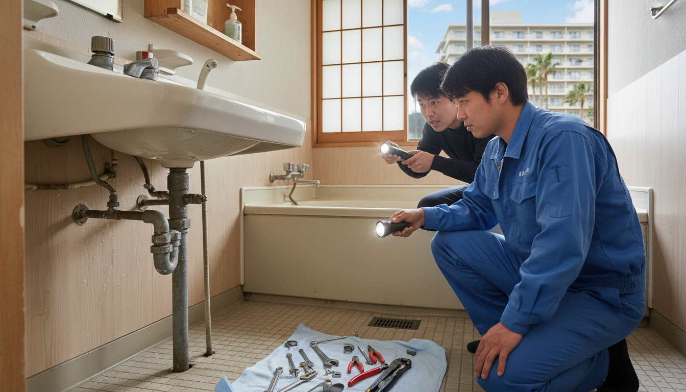 中頭郡 読谷村の住宅事情とよくある水トラブルに関する画像