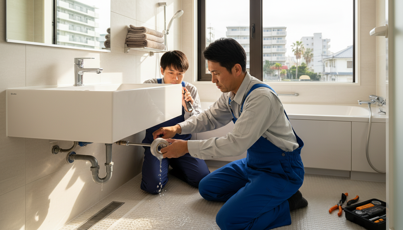 中頭郡 北谷町の住宅事情とよくある水トラブルに関する画像