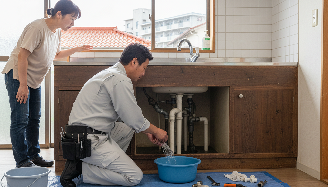 中頭郡 北中城村の住宅事情とよくある水トラブルに関する画像