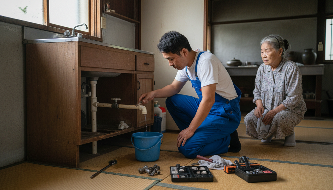 島尻郡 粟国村の住宅事情とよくある水トラブルに関する画像