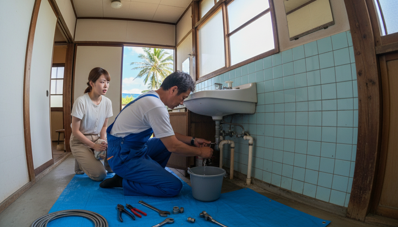 島尻郡 伊平屋村の住宅事情とよくある水トラブルに関する画像