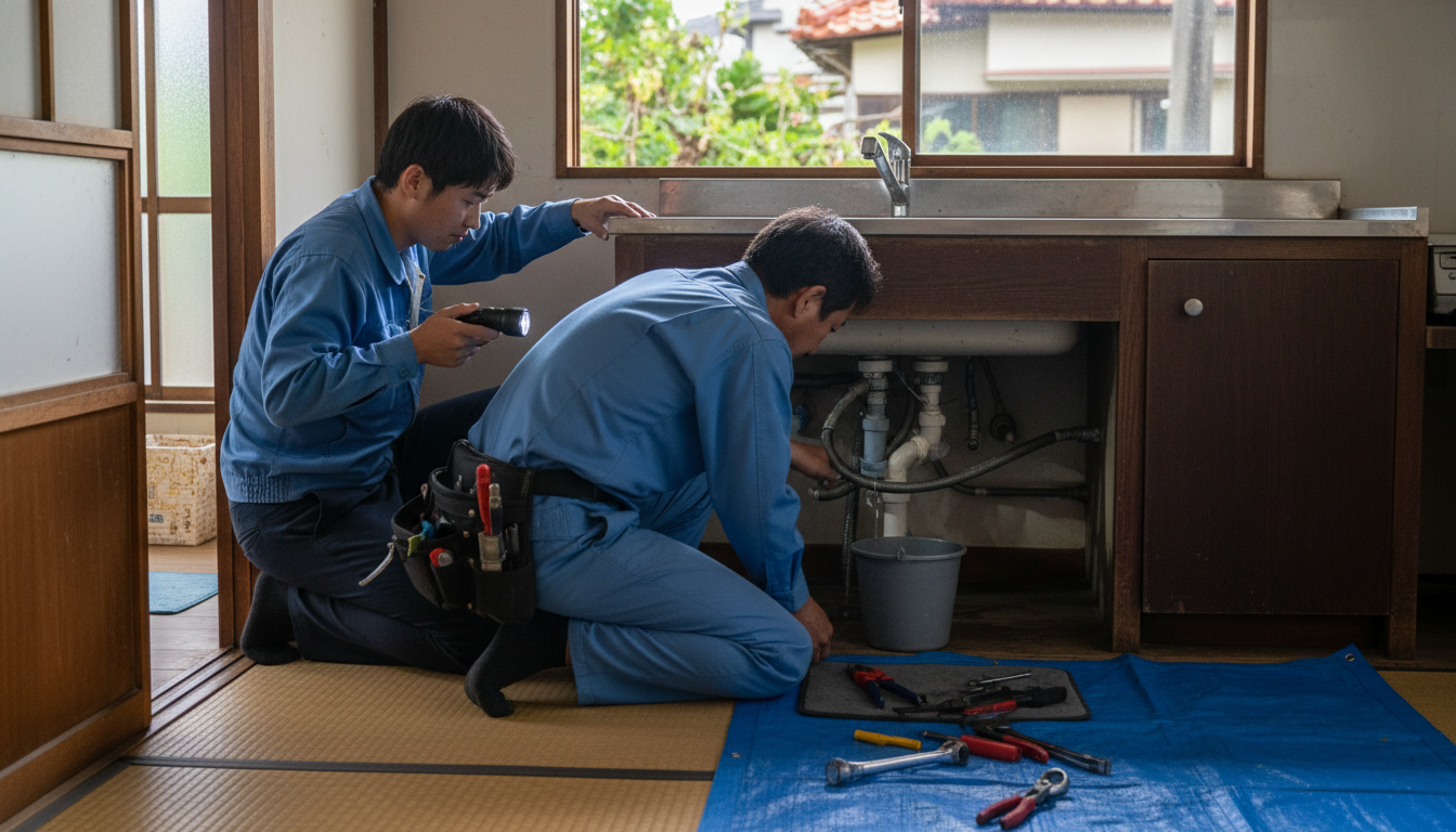 島尻郡 与那原町の住宅事情とよくある水トラブルに関する画像