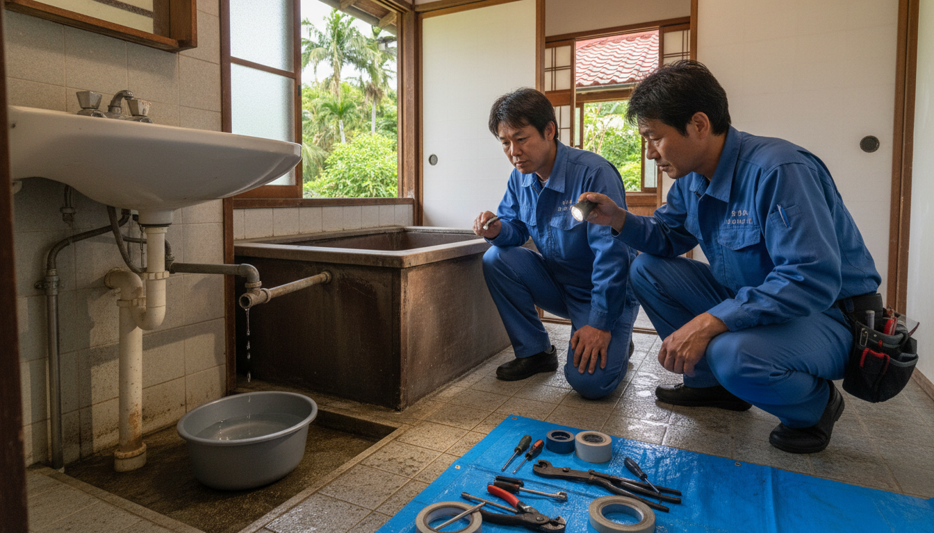 八重山郡 竹富町の住宅事情とよくある水トラブルに関する画像