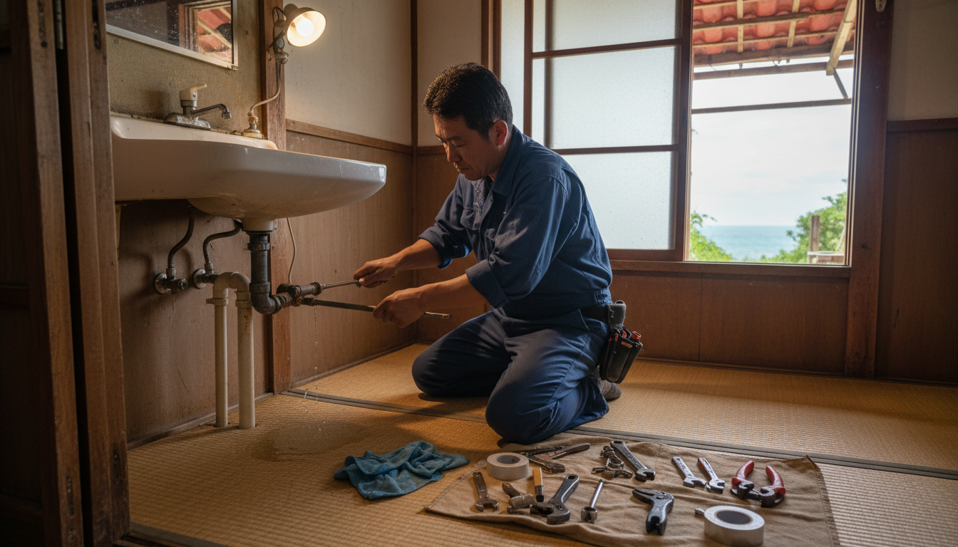 八重山郡 与那国町の住宅事情とよくある水トラブルに関する画像