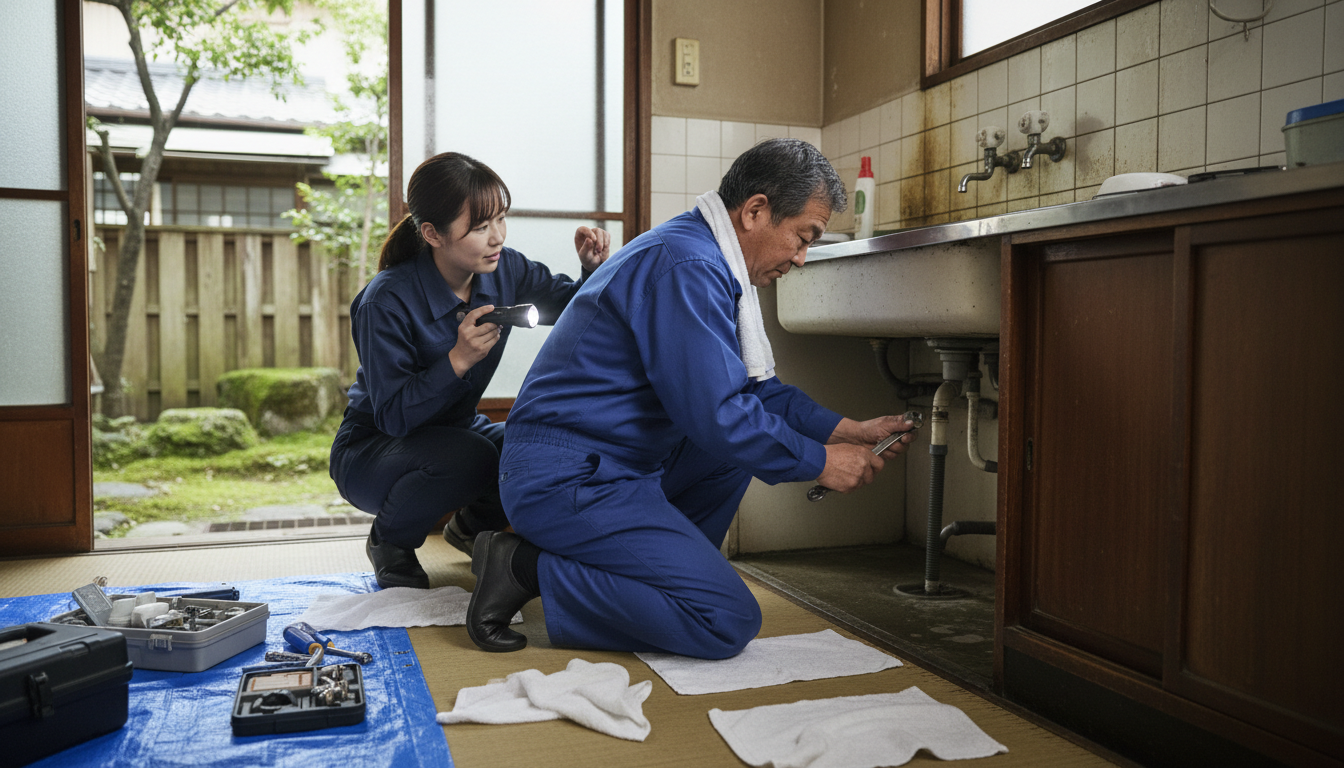 遠野市の住宅事情とよくある水トラブルに関する画像