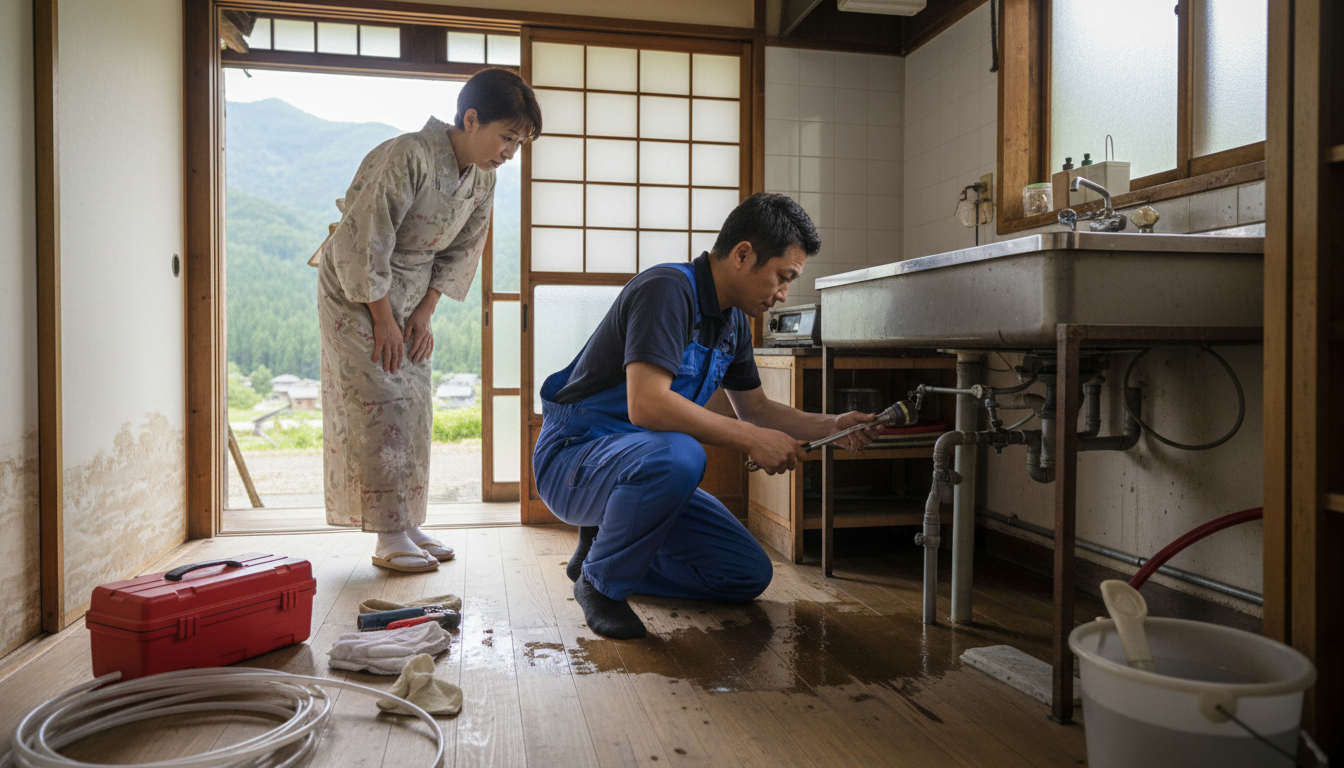 下閉伊郡 岩泉町の住宅事情とよくある水トラブルに関する画像