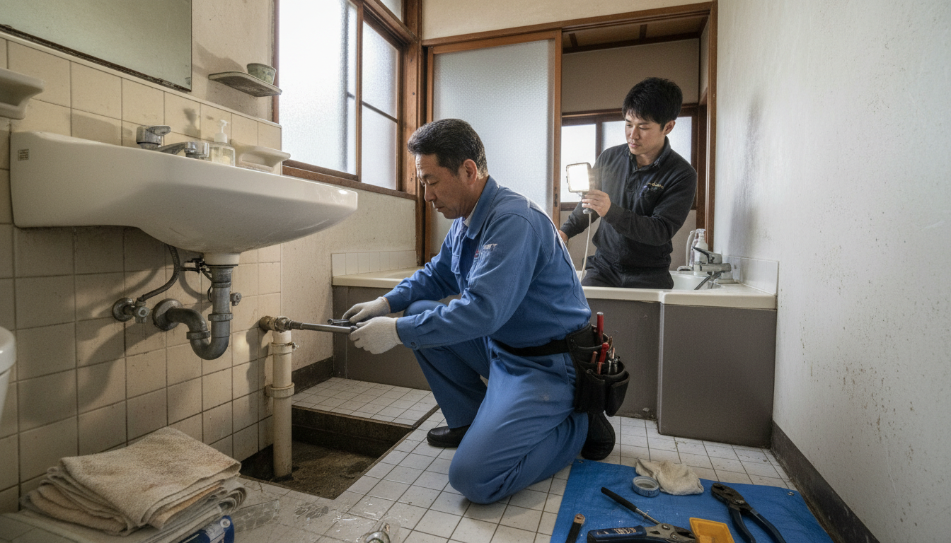 江南市の住宅事情とよくある水トラブルに関する画像