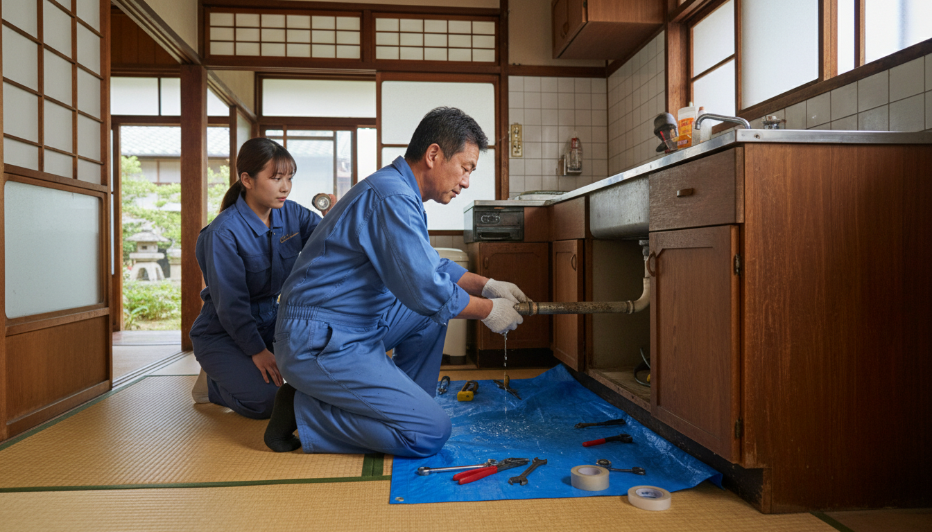 九戸郡 洋野町の住宅事情とよくある水トラブルに関する画像