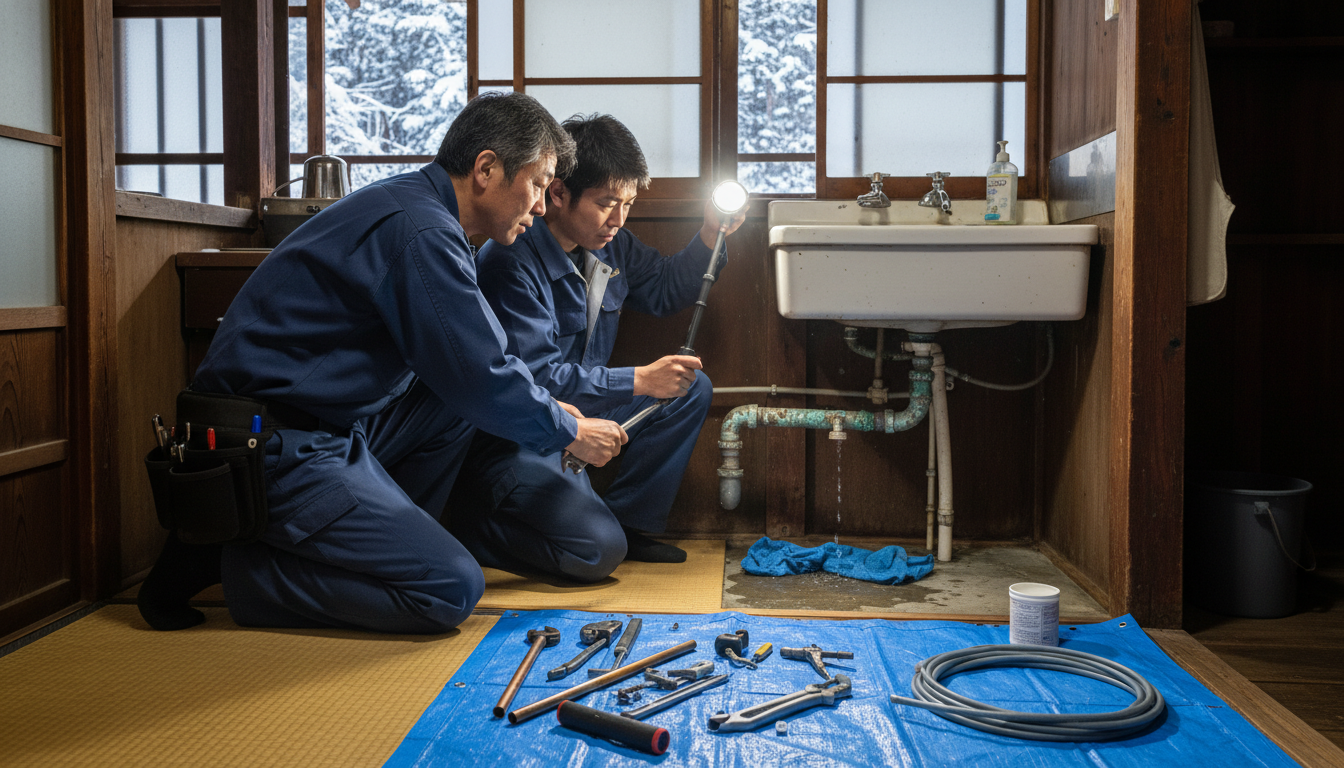 和賀郡 西和賀町の住宅事情とよくある水トラブルに関する画像