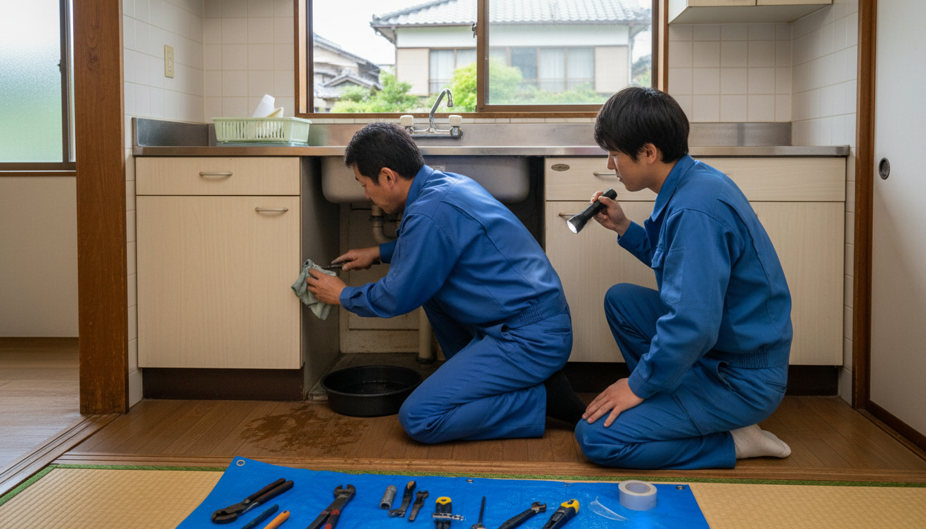 羽島市の住宅事情とよくある水トラブルに関する画像