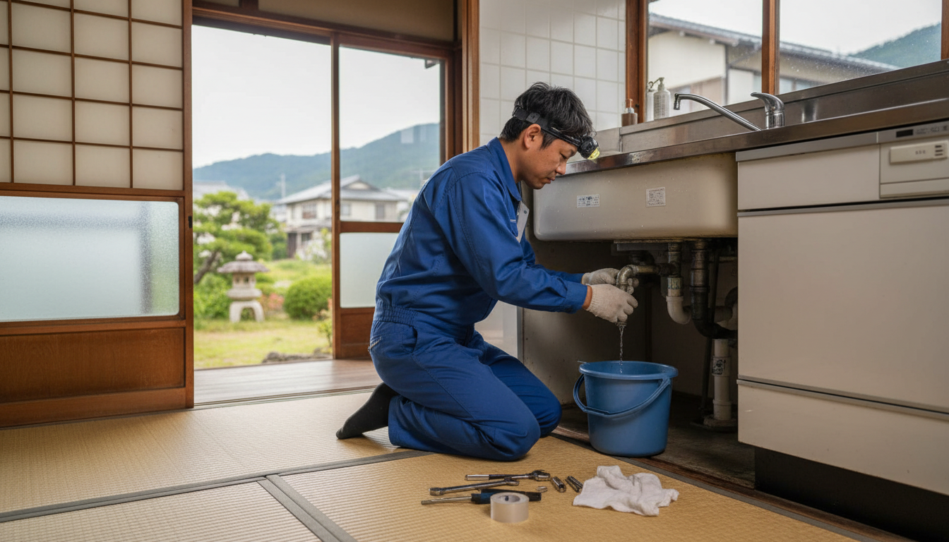 関市の住宅事情とよくある水トラブルに関する画像