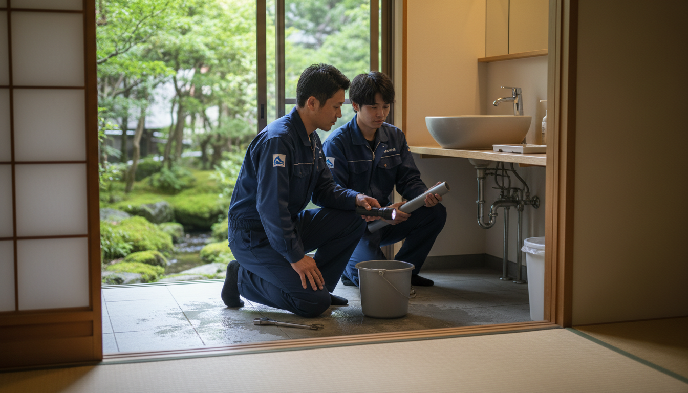 大垣市の住宅事情とよくある水トラブルに関する画像