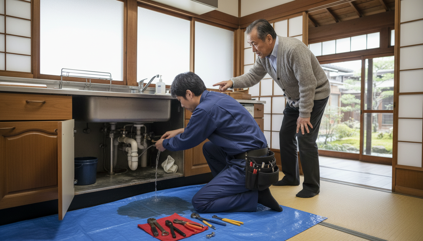 本巣市の住宅事情とよくある水トラブルに関する画像