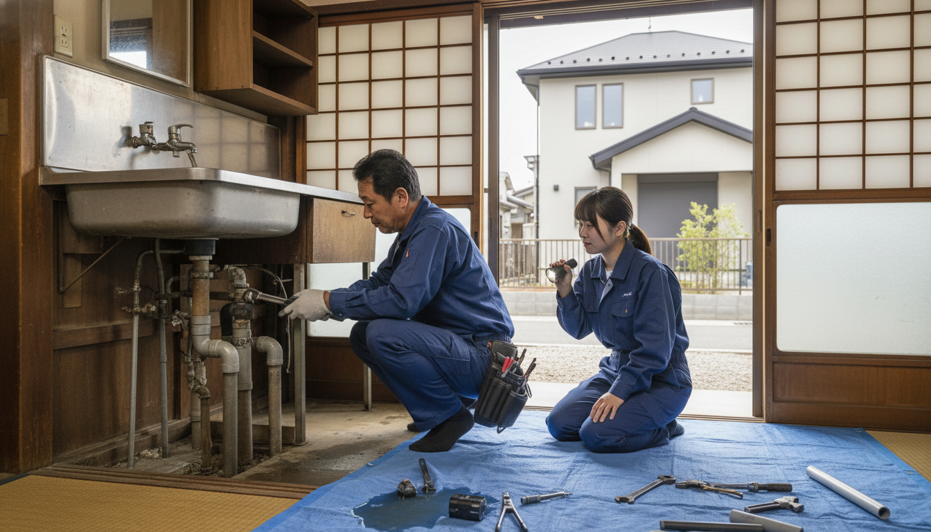 揖斐郡 池田町の住宅事情とよくある水トラブルに関する画像