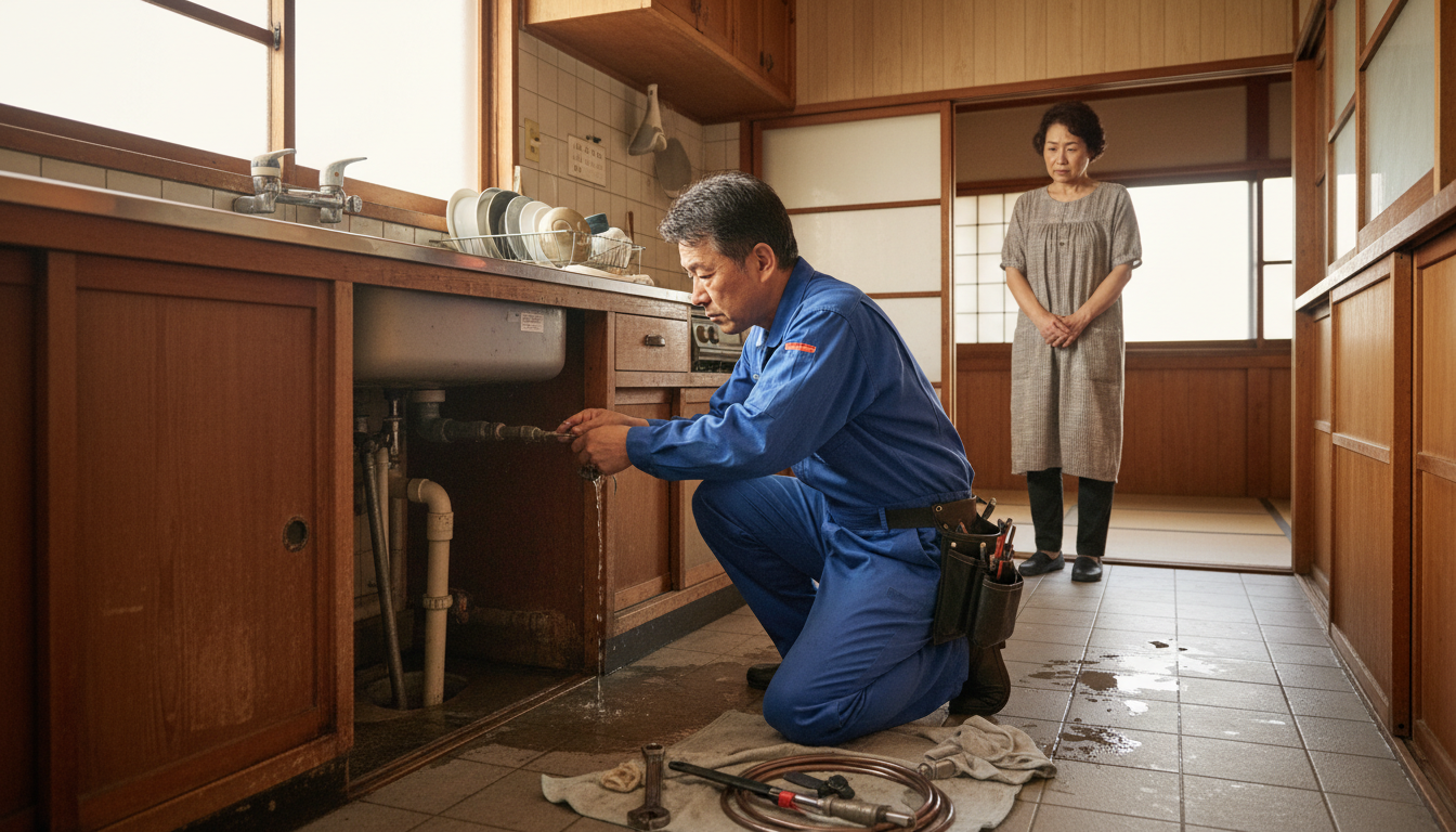 串間市の住宅事情とよくある水トラブルに関する画像