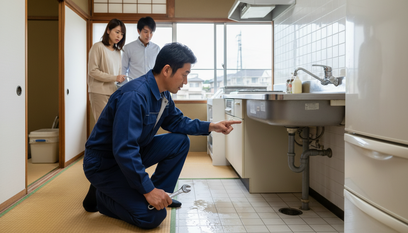 都城市の住宅事情とよくある水トラブルに関する画像