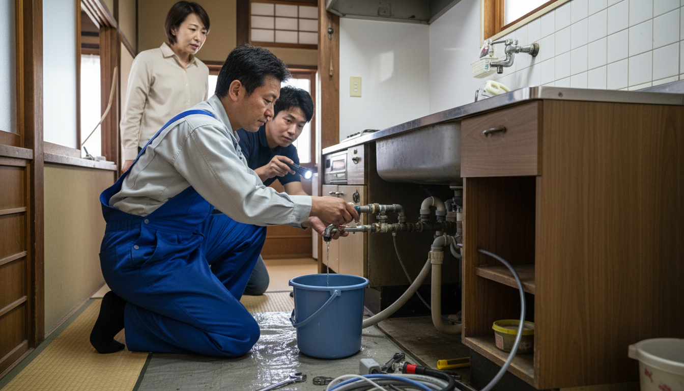 清須市の住宅事情とよくある水トラブルに関する画像