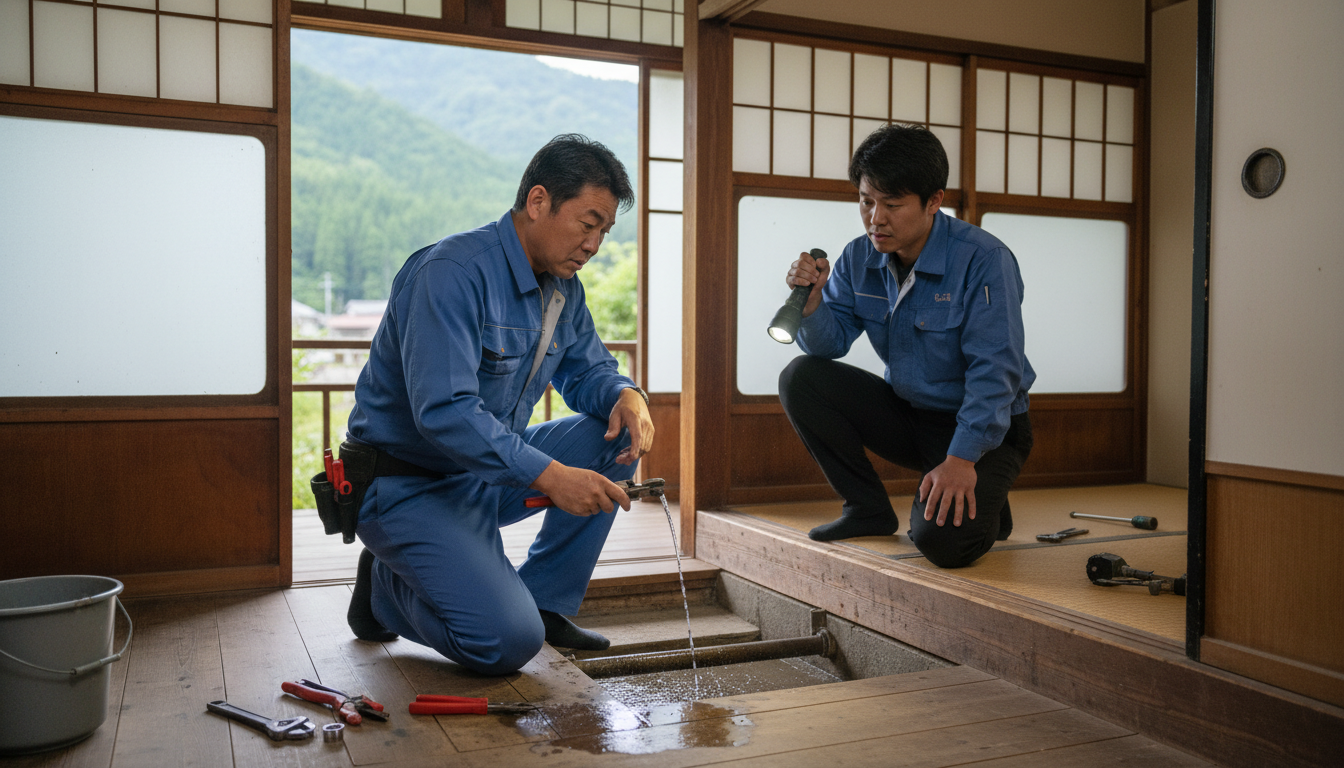 東臼杵郡 美郷町の住宅事情とよくある水トラブルに関する画像