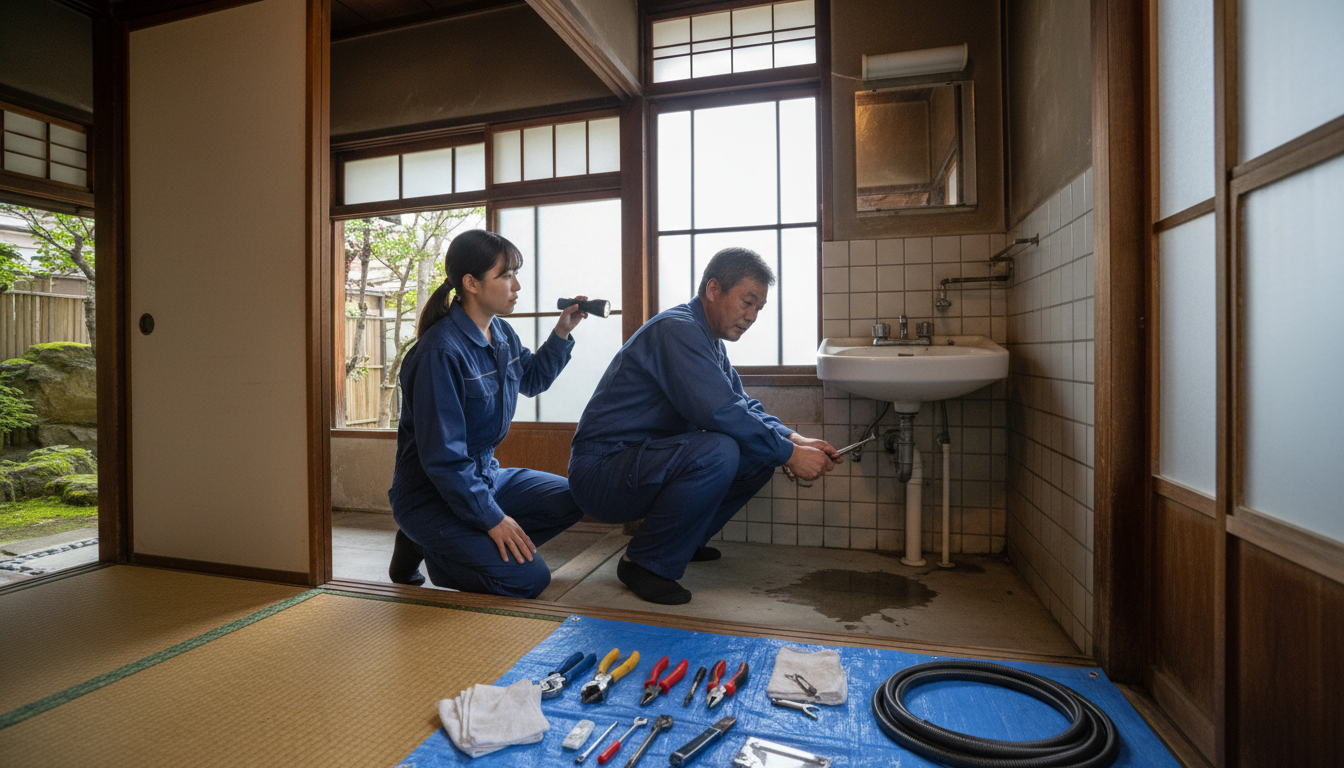 日南市の住宅事情とよくある水トラブルに関する画像