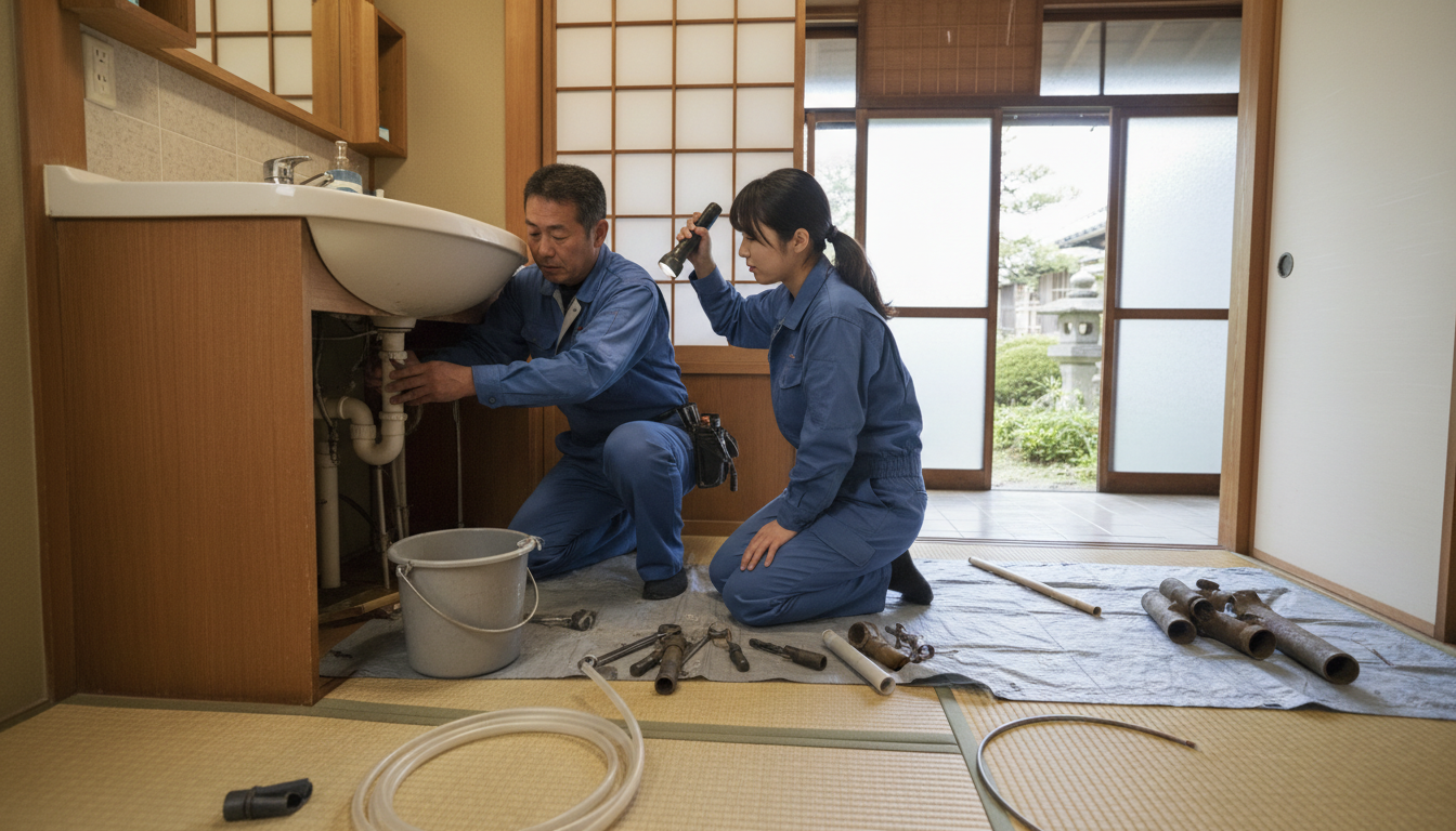 遠田郡 涌谷町の住宅事情とよくある水トラブルに関する画像