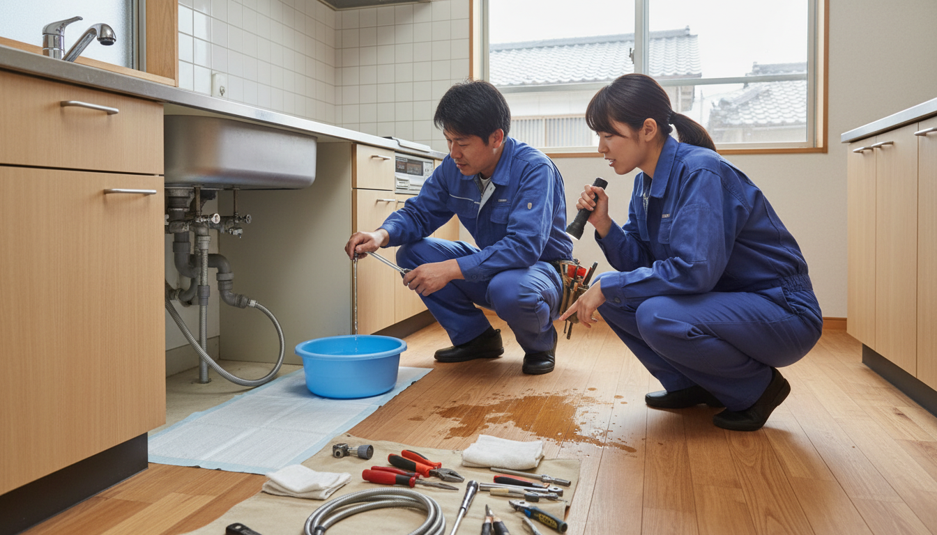 塩竈市の住宅事情とよくある水トラブルに関する画像