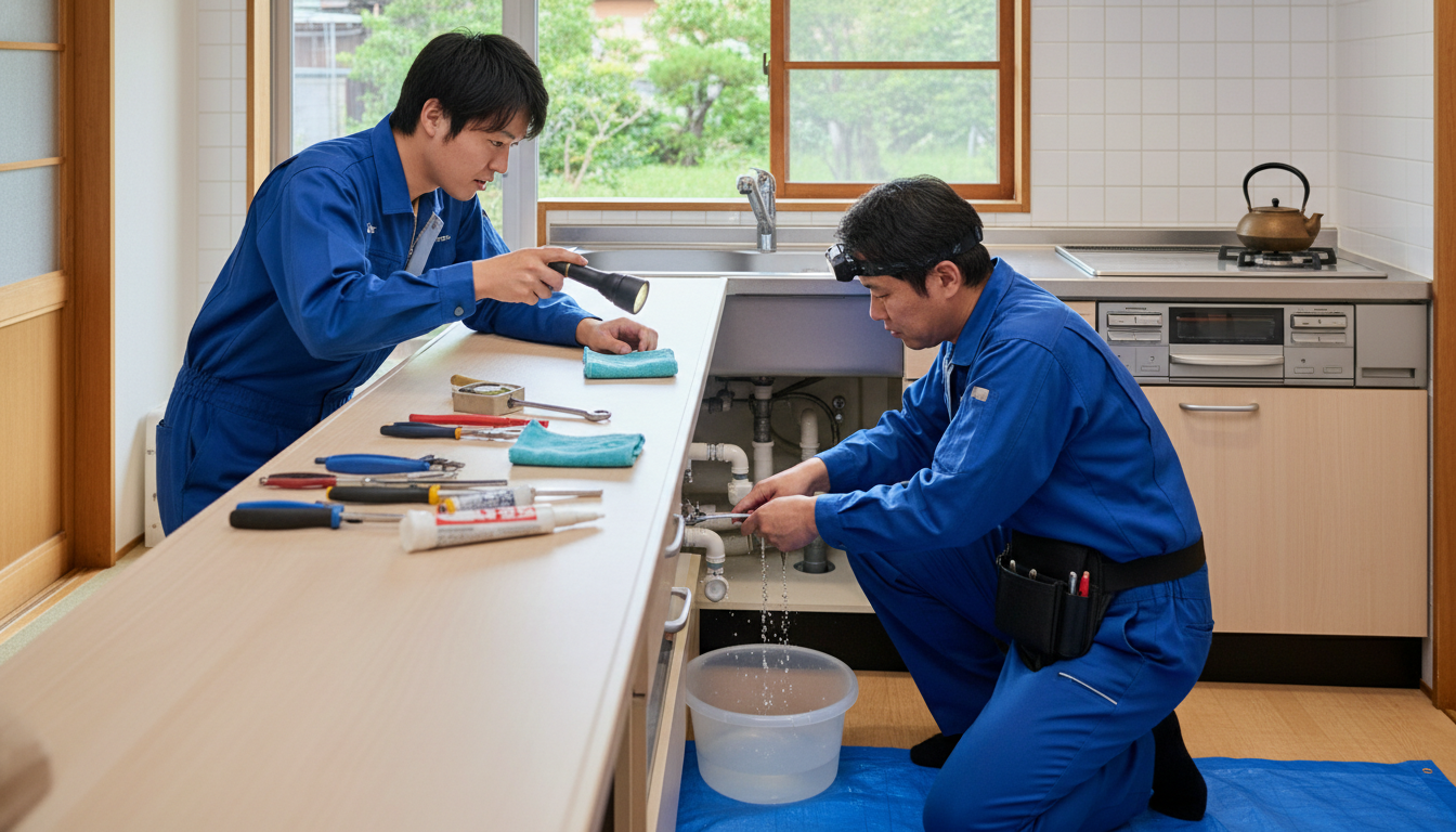 岩沼市の住宅事情とよくある水トラブルに関する画像