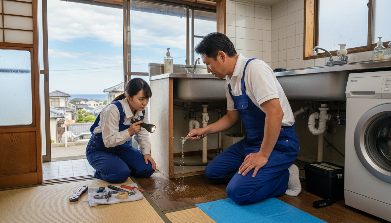 宮城郡 七ヶ浜町の住宅事情とよくある水トラブルに関する画像