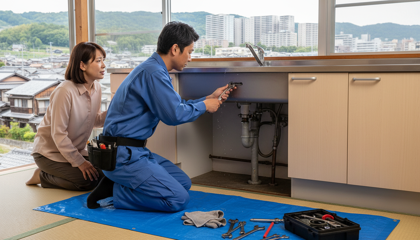 仙台市 太白区の住宅事情とよくある水トラブルに関する画像