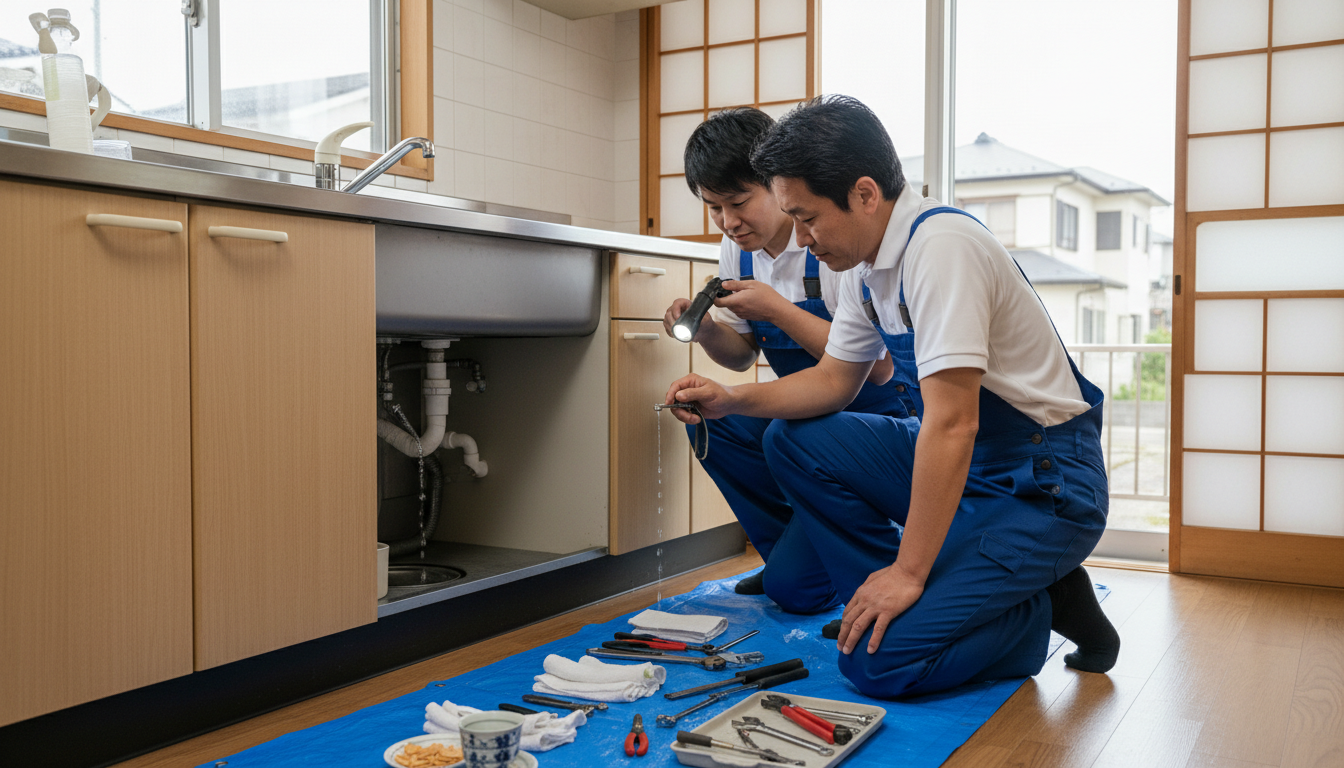 東松島市の住宅事情とよくある水トラブルに関する画像