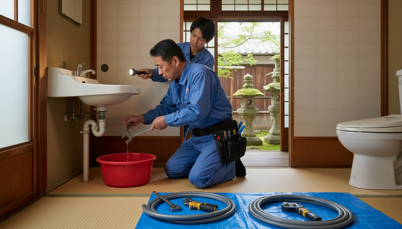 宇治市の住宅事情とよくある水トラブルに関する画像