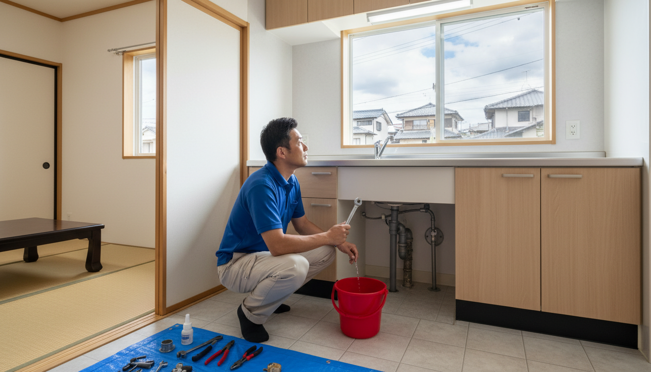 京田辺市の住宅事情とよくある水トラブルに関する画像