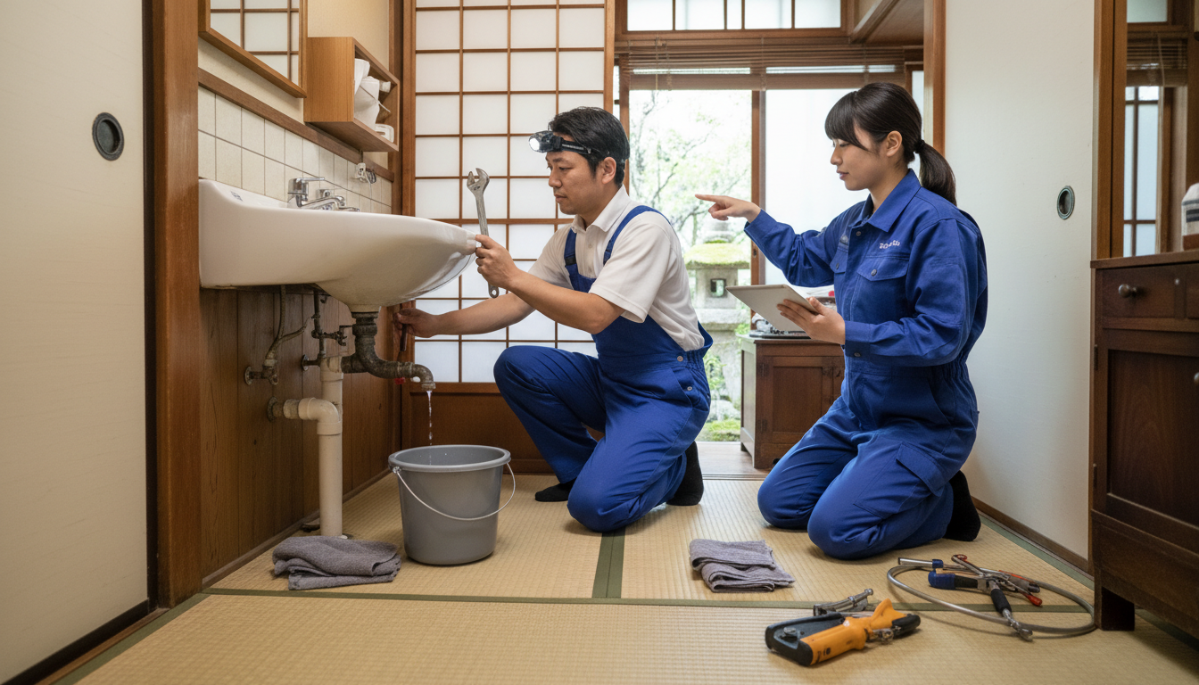 京都市 左京区の住宅事情とよくある水トラブルに関する画像