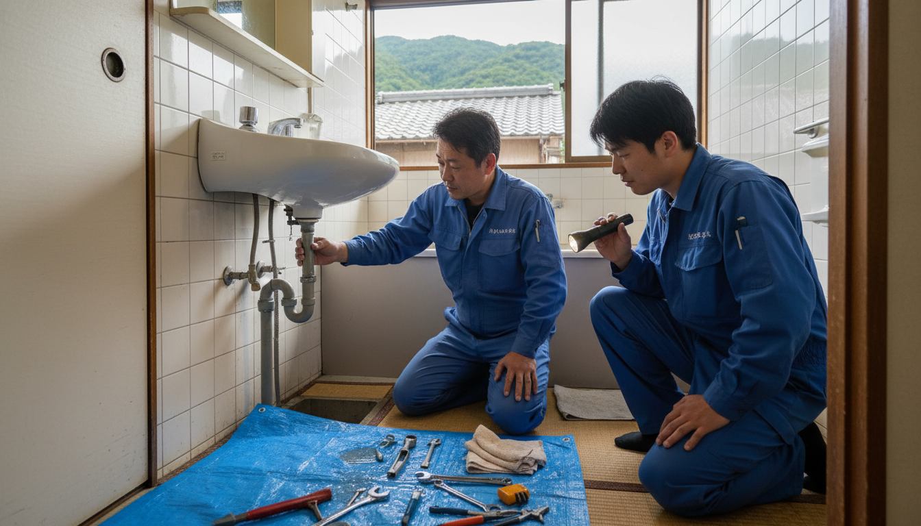 京都市 山科区の住宅事情とよくある水トラブルに関する画像