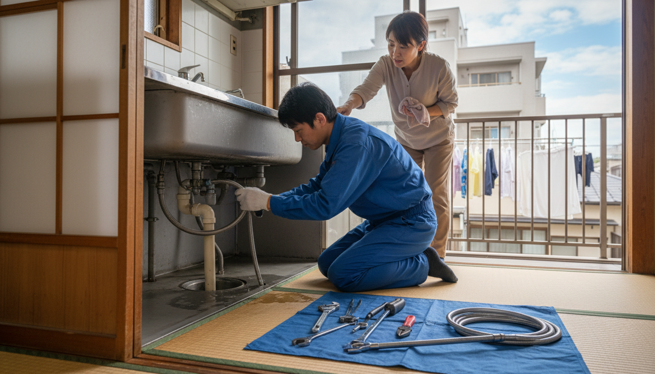 京都市 南区の住宅事情とよくある水トラブルに関する画像