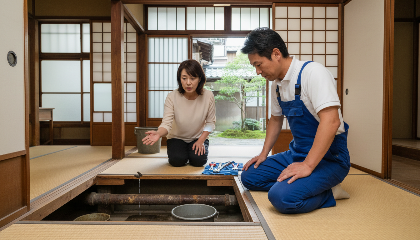 京都市 伏見区の住宅事情とよくある水トラブルに関する画像